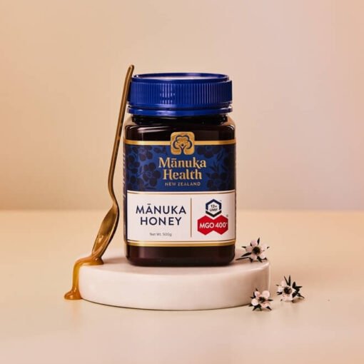 ⁦Manuka Health Honey (MGO 400+) (UMF 13+) 500g⁩ - الصورة ⁦2⁩