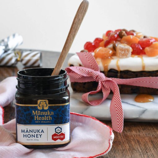 ⁦Manuka Health Honey (MGO 115+) (UMF 6+) 250g⁩ - الصورة ⁦3⁩