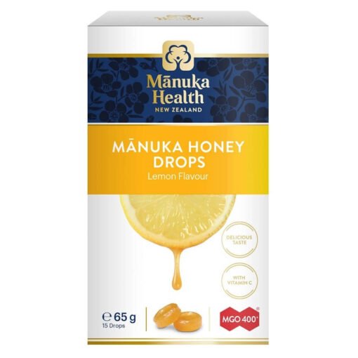 Manuka Health Honey Drops Lemon (MGO 400+) 15 Drops 65g