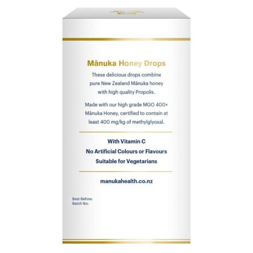 ⁦Manuka Health Honey Drops Propolis (MGO 400+) 15 Drops 65g⁩ - الصورة ⁦2⁩