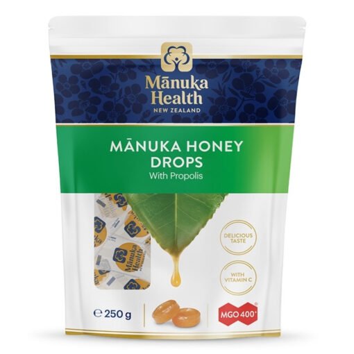 Manuka Health Honey Drops Propolis (MGO 400+) 58 Drops 250g