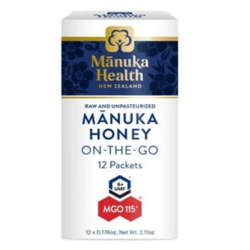 Manuka Health Honey (MGO 115+) On-The-Go 12 Packets