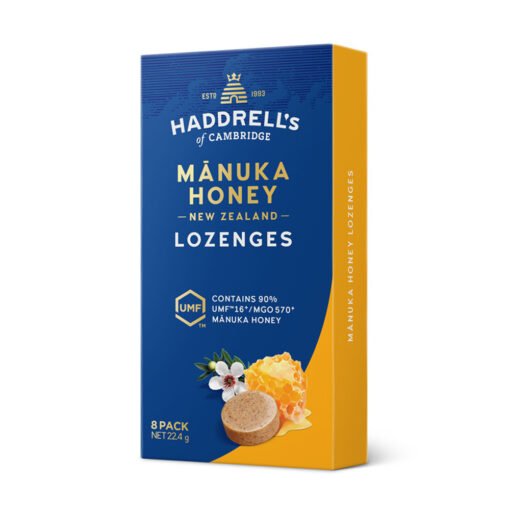 Haddrell's Manuka Lozenges (UMF 16+) 8 Pack 2.8g