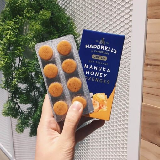 ⁦Haddrell's Manuka Lozenges (UMF 16+) 8 Pack 2.8g⁩ - الصورة ⁦2⁩