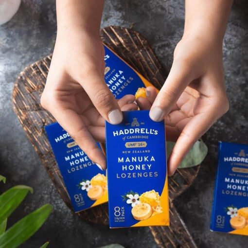 ⁦Haddrell's Manuka Lozenges (UMF 16+) 8 Pack 2.8g⁩ - الصورة ⁦6⁩