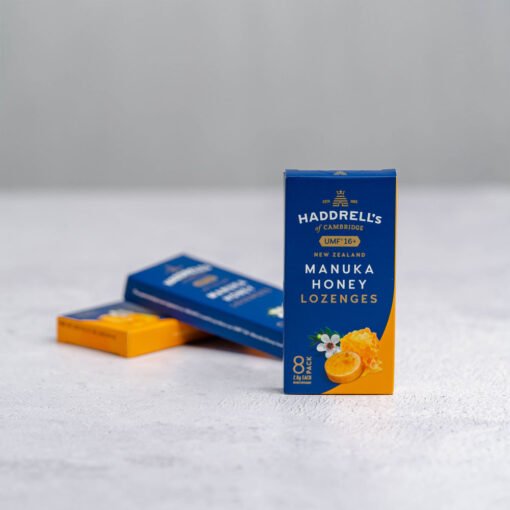 ⁦Haddrell's Manuka Lozenges (UMF 16+) 8 Pack 2.8g⁩ - الصورة ⁦8⁩